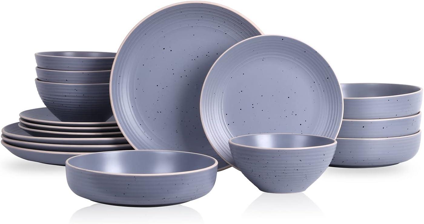 Stone Lain Lauren 16-Piece Dinnerware Set Stoneware