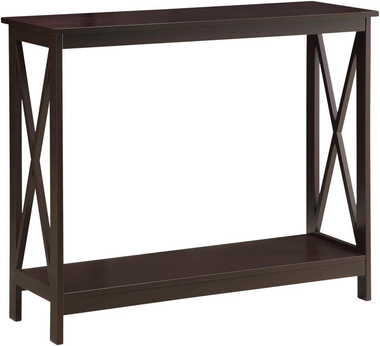 Convenience Concepts Oxford Console Table in Espresso Wood Finish