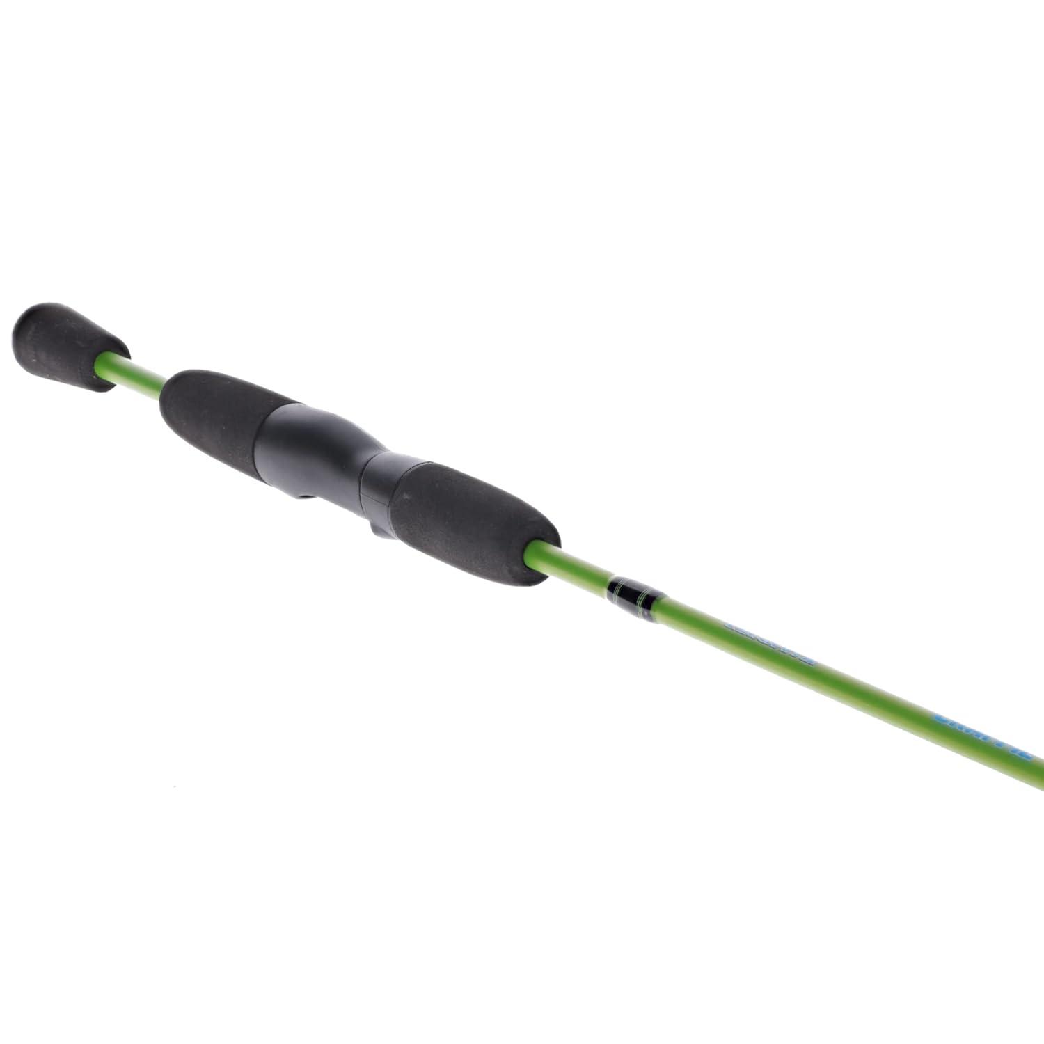 Lew's Crappie Thunder Spinning Fishing Rod, 5-Foot 6-Inch 2-Piece Rod, Green