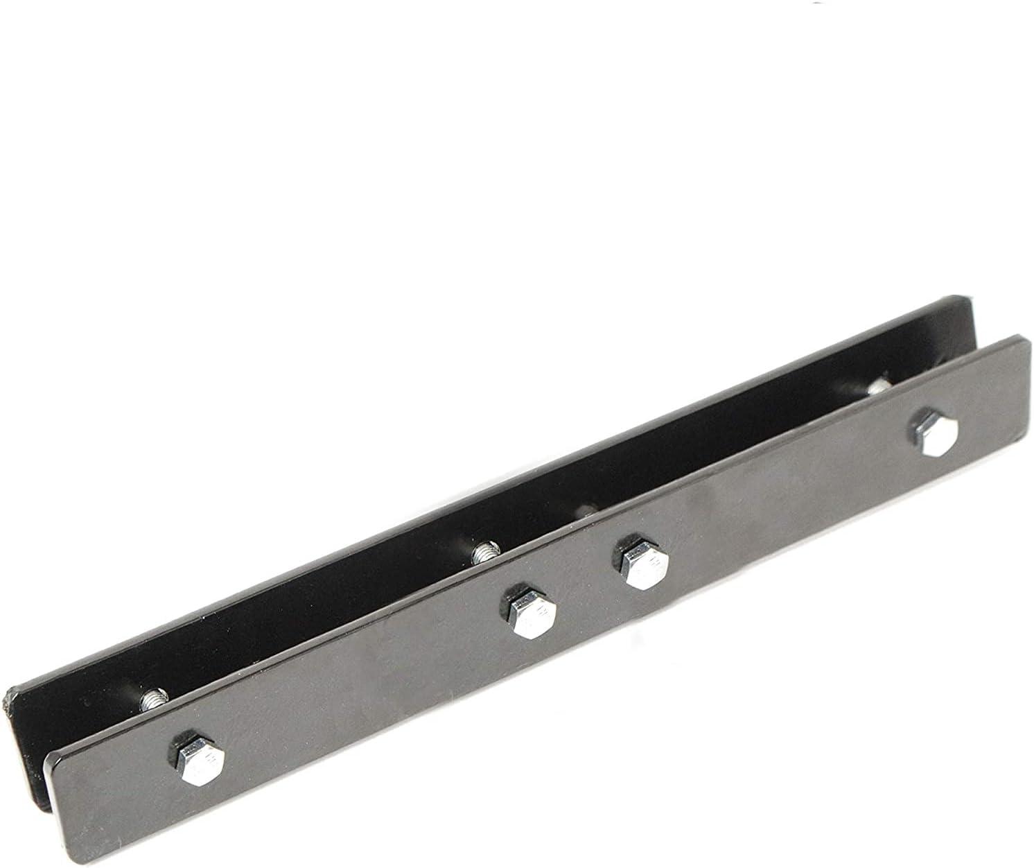 Black Galvanized Steel Universal Gate Attaching Bracket