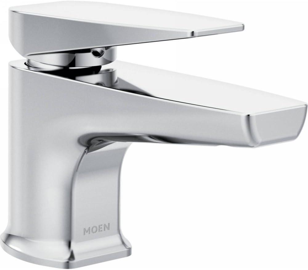 Chrome Modern Single Handle Bathroom Faucet