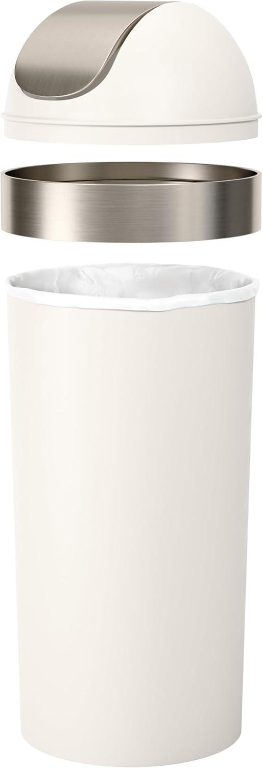 Venti Plastic Swing Top Trash Can - 16 Gallons