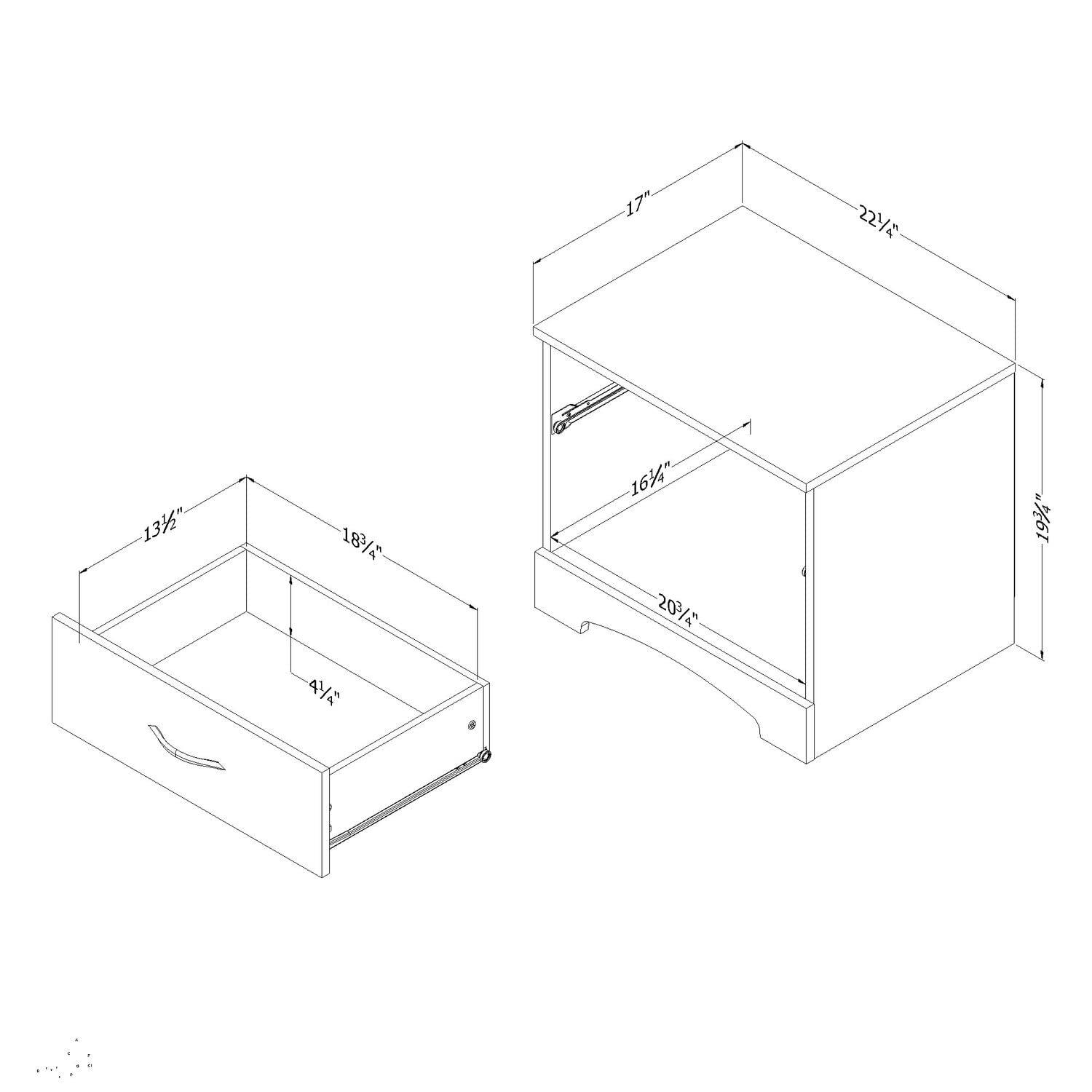 Lochran 22.25'' W Nightstand
