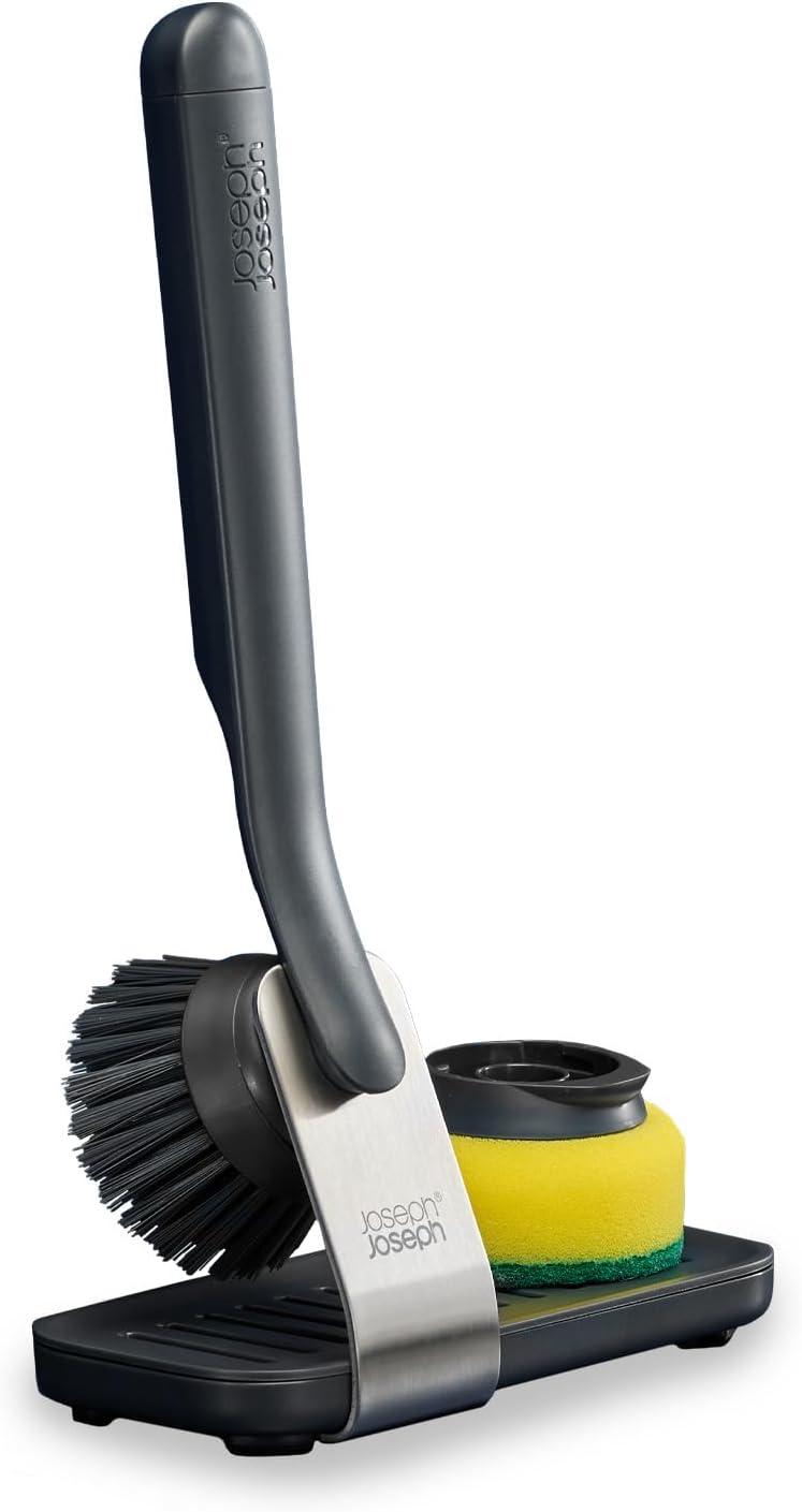 Joseph Joseph Joseph Joseph SinkTech Dish Brush & Sponge Set with Storage Stand