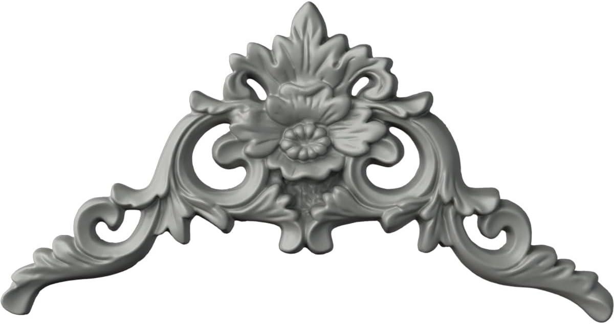 Gray Polyurethane Decorative Applique Onlay for Interior/Exterior