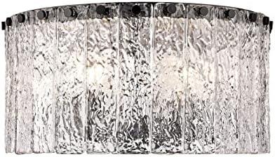 Z-Lite Glacier 5 - Light Flush Mount in  Matte Black