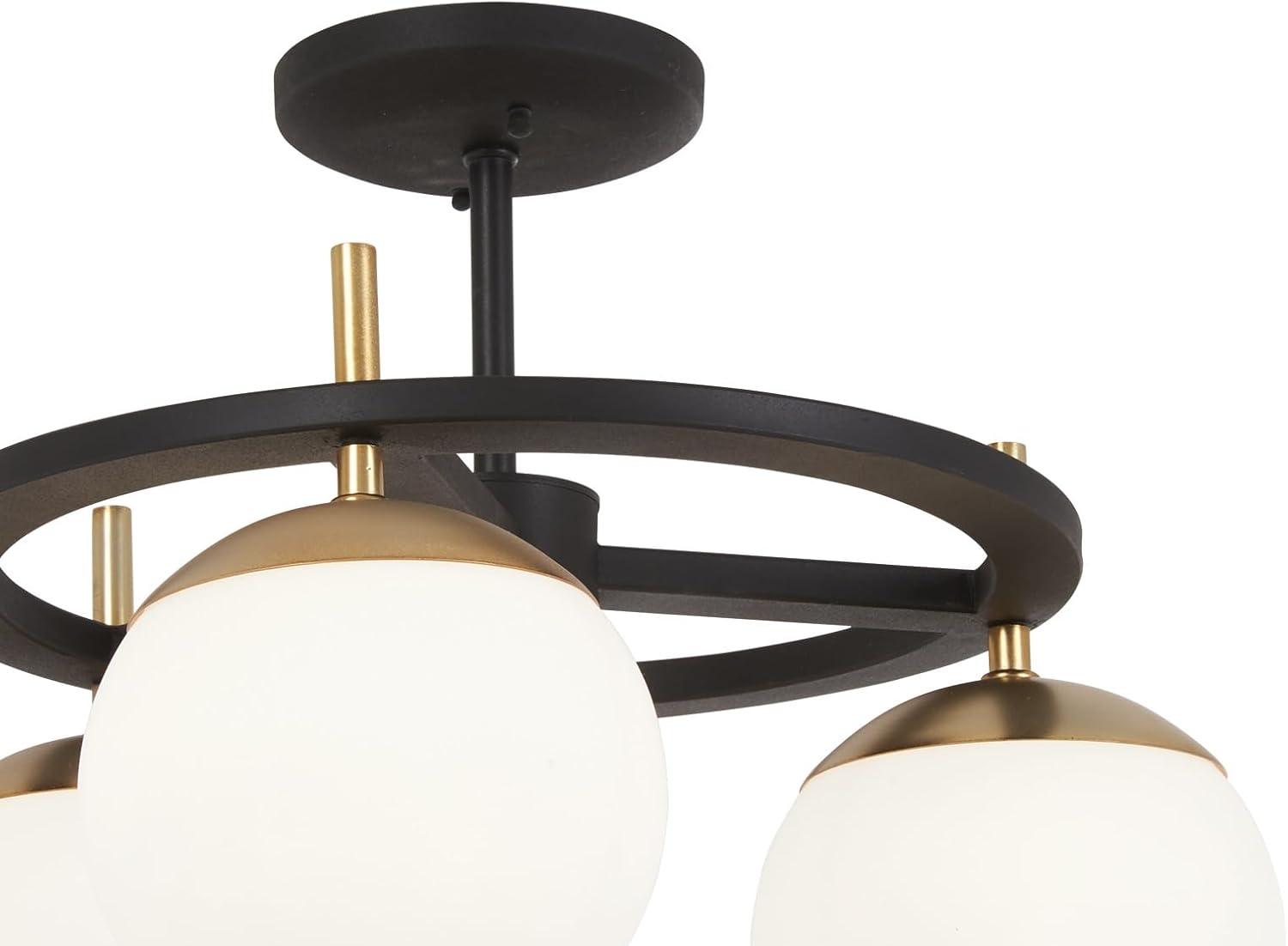 George Kovacs Lighting - Alluria-Three Light Semi-Flush Mount-18 Inches Wide by