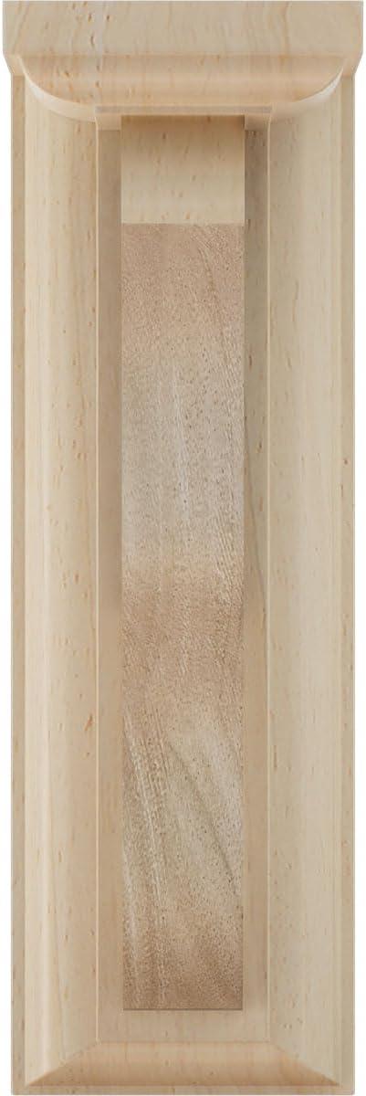 Ekena Millwork 2 1/4"W x 5"D x 7"H Hamilton Traditional Bracket, Rubberwood