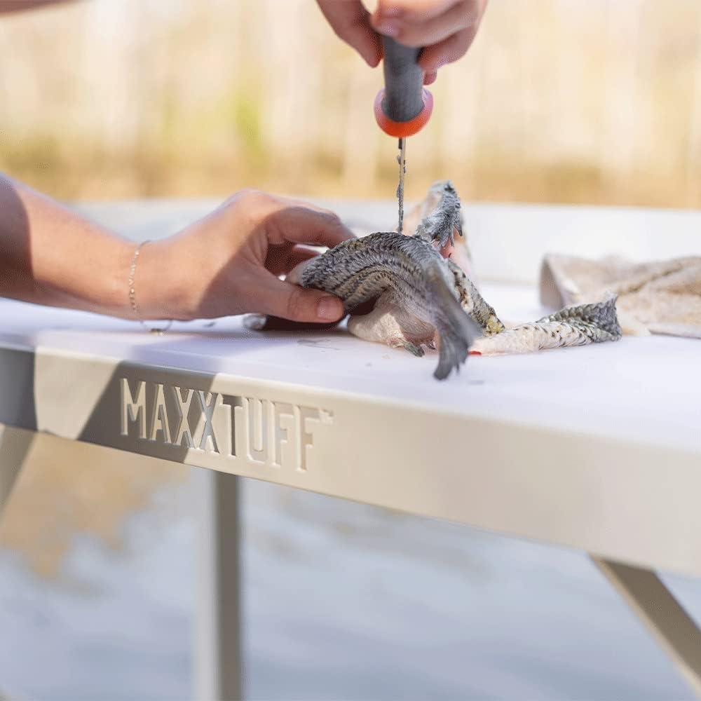 MAXXTUFF Dock-Mounted Fish Fillet Table