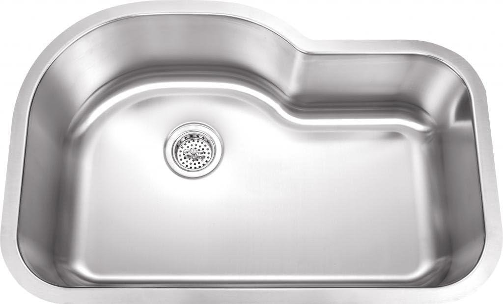 Matte Stainless Steel 32'' Undermount Single Bowl Kitchen Sink