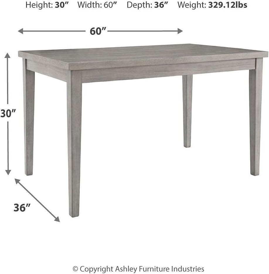 Signature Design by Ashley Casual Parellen Dining Table, Gray