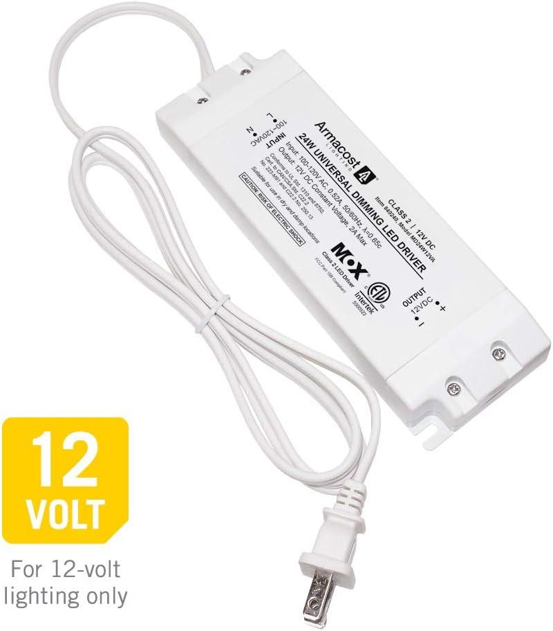 Universal Dimmable LED Driver 12V DC, 20W Electronic Transformer