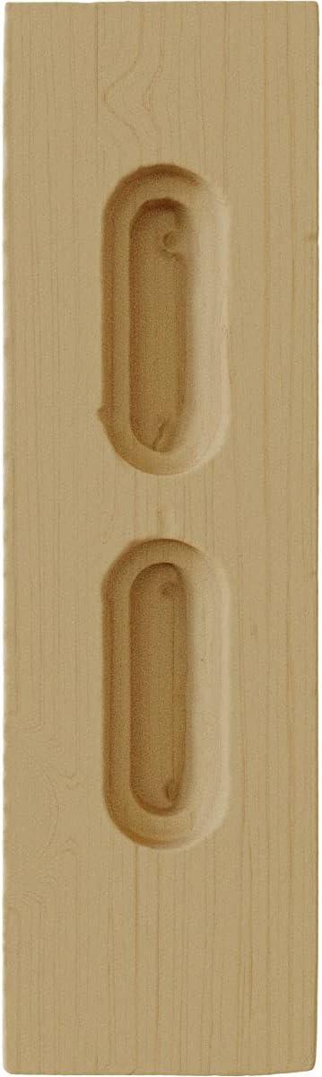 Small Alder Wood Decorative Corbel Bracket, 6" x 6"