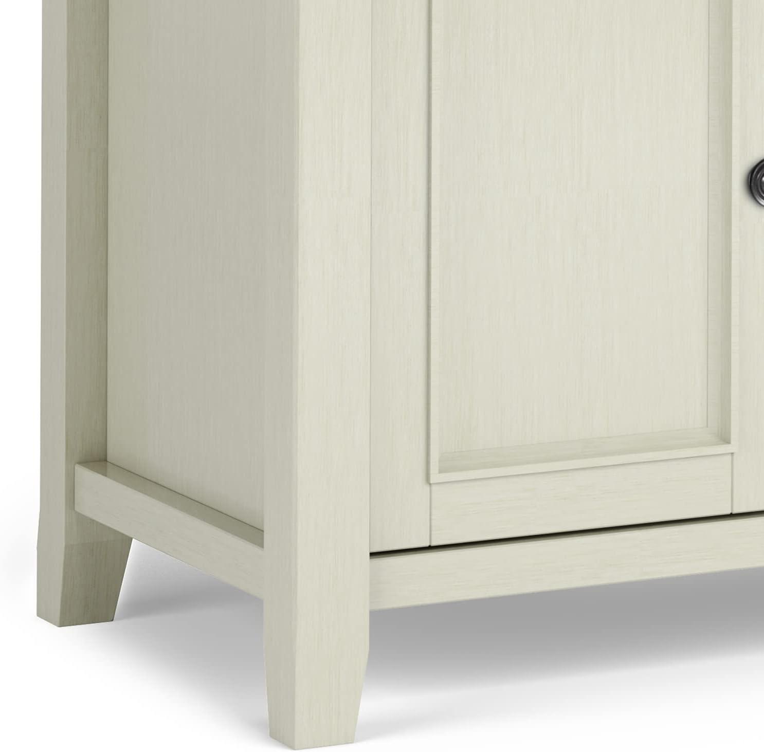 Simpli Home Amherst 54"W Solid Wood TV Stand for TVs up to 60" with Adjustable Shelves