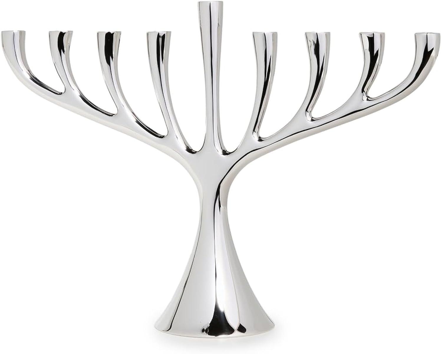 Stainless Steel Minimalist Hanukkah Menorah