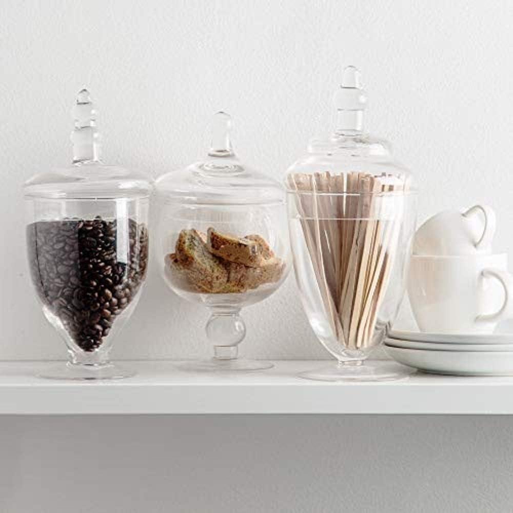 Terra Glass Jar - Set of 3