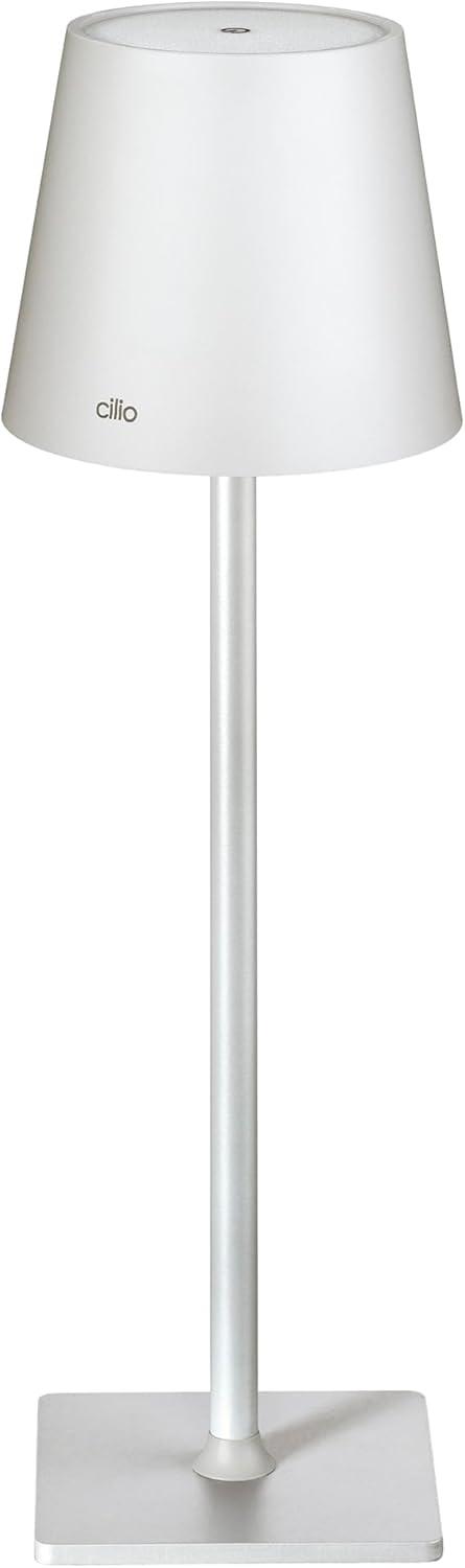 CILIO "Sole" LED Table Lamp, white, 13.75" x 4.25" dia.
