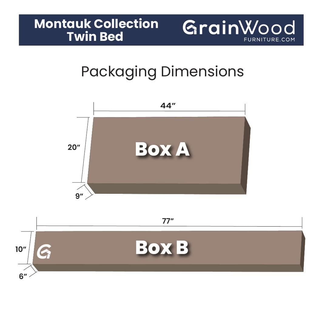 Montauk Solid Wood Panel Bed