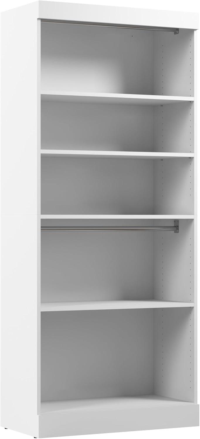Bestar Pur 36W Closet Organizer in white