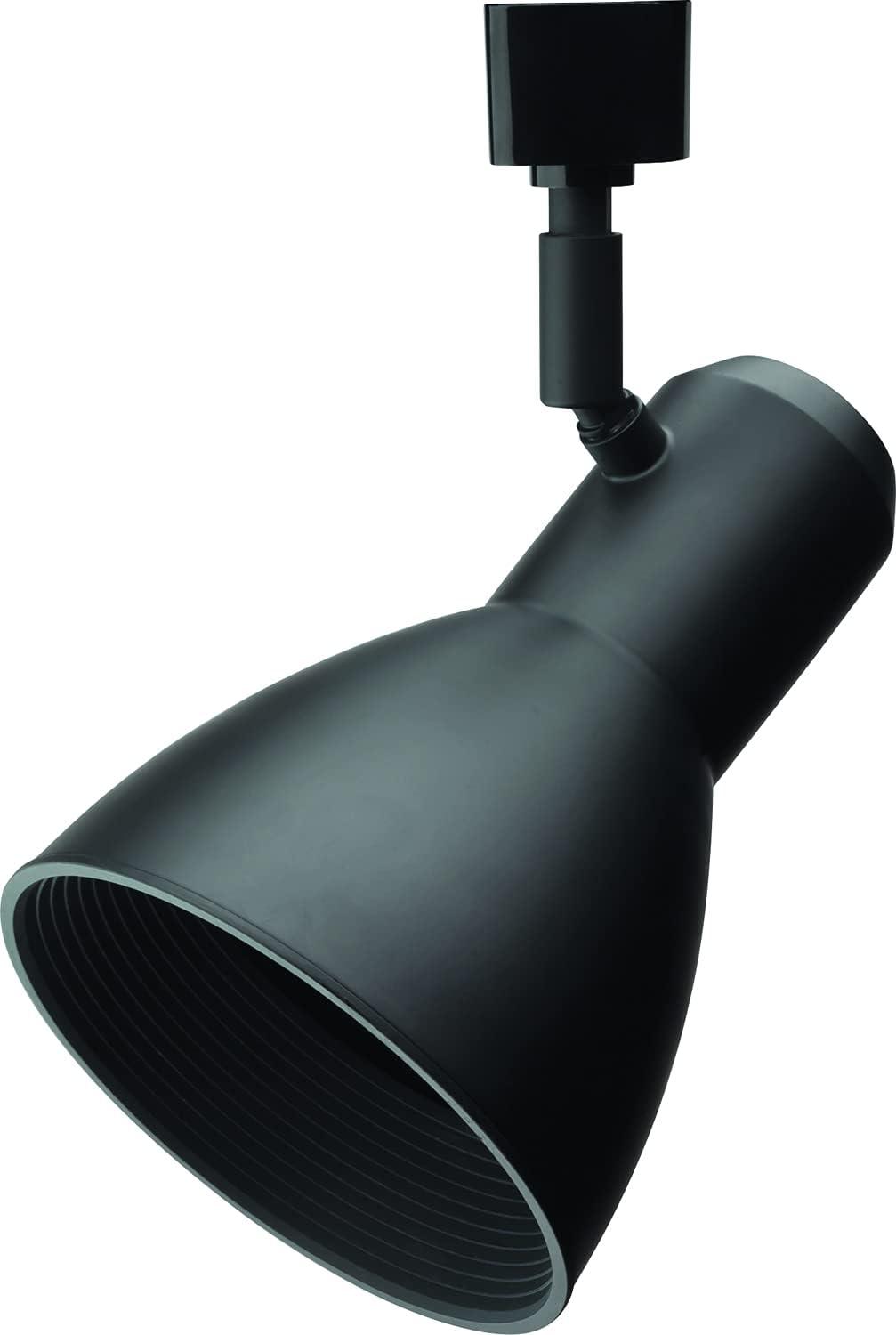 Matte Black Integrated Step Head Track Light