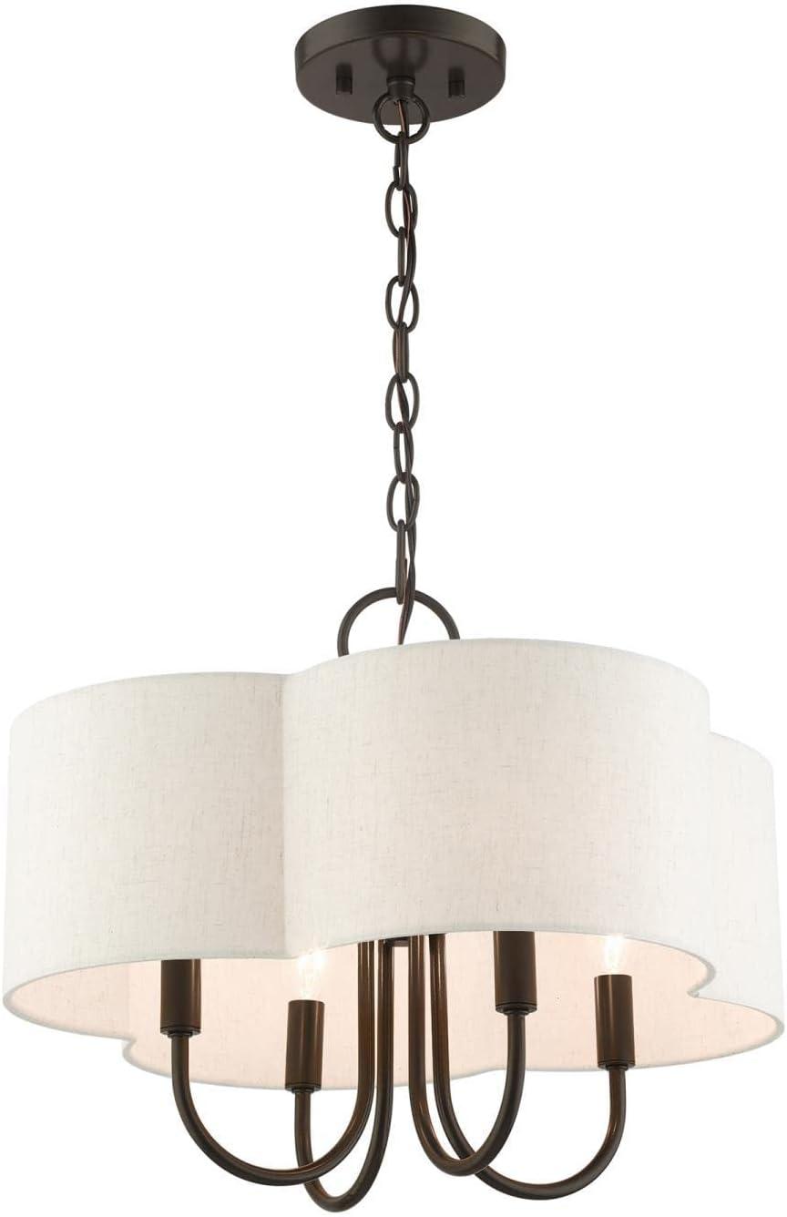 Livex Lighting Solstice 4 - Light Chandelier in  English Bronze