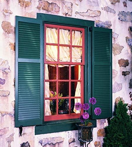 Pinecroft Louvered Wood Exterior Shutters