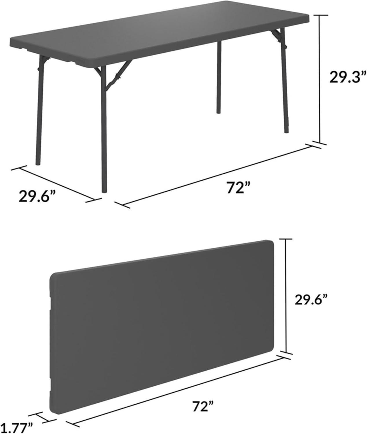 Dorel Zown Corner Blow Mold Large Folding Table