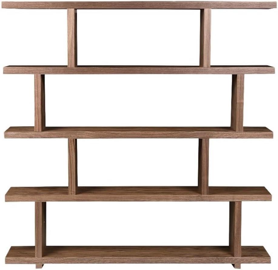 Modern Staggered Bookshelf (63")