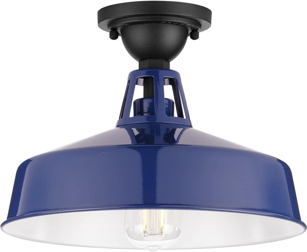 Progress Lighting - One Light Semi Flush Mount - Outdoor - Cedar Springs -