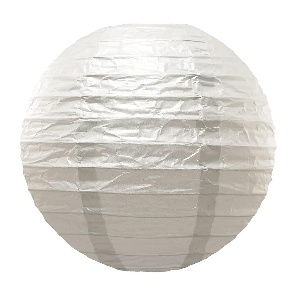 LumaBase Round Paper Lanterns - 5 Count (Set of 5)