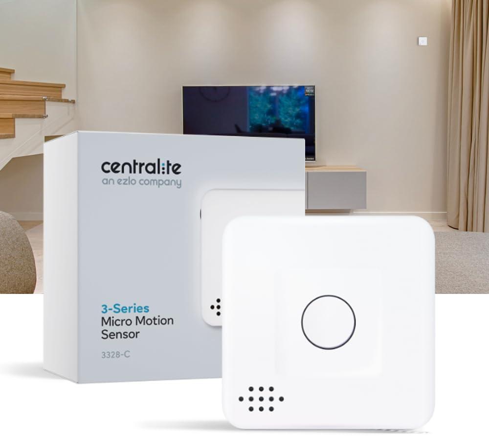 White Micro Motion Sensor for Home Automation and Security