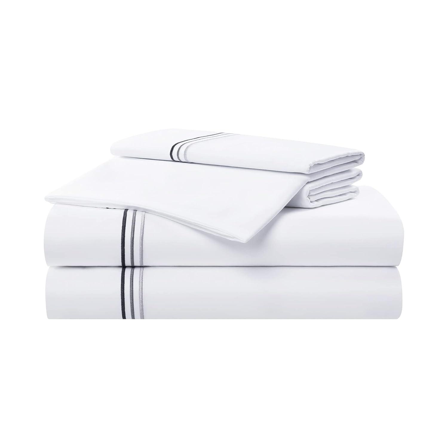 Aston & Arden 600 Thread Count Cotton Sateen Sheet Set Sateen Standard Sheet Set