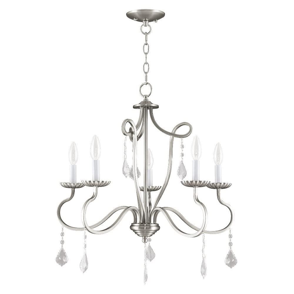 Livex Lighting Callisto 5 - Light Chandelier in  Brushed Nickel