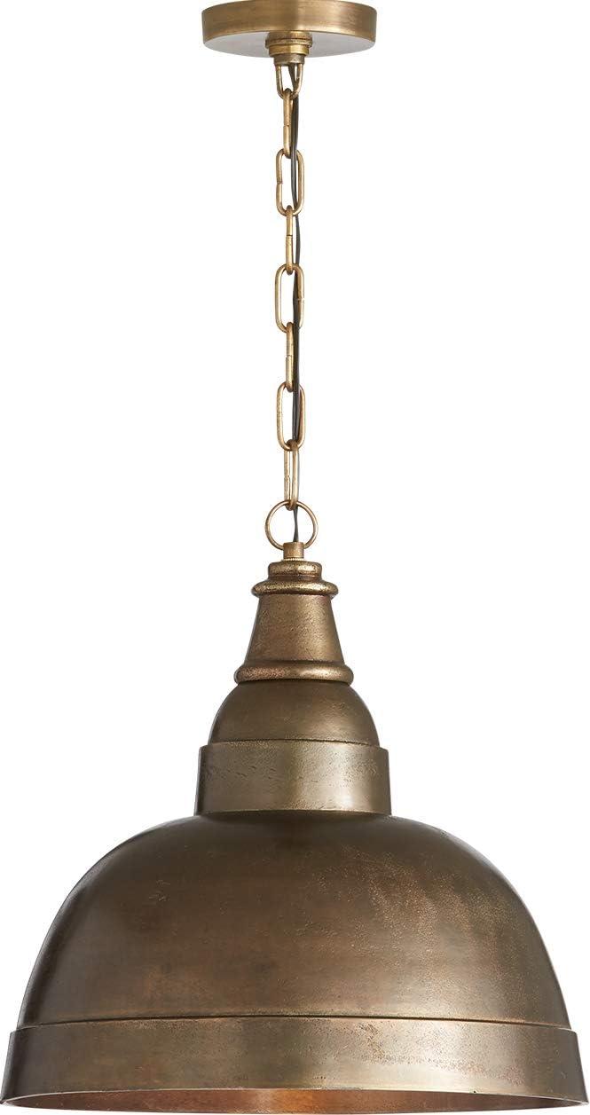 Capital Lighting 330313 Sedona 1 Light 17" Wide Pendant - Brass