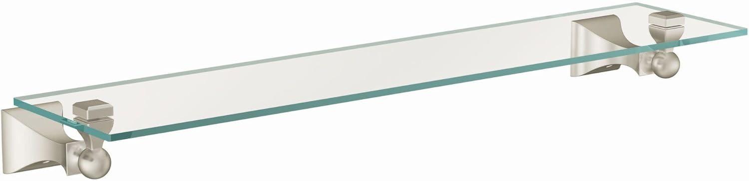 Moen Dn8390 20" Glass Shelf From The Retreat Collection - Nickel