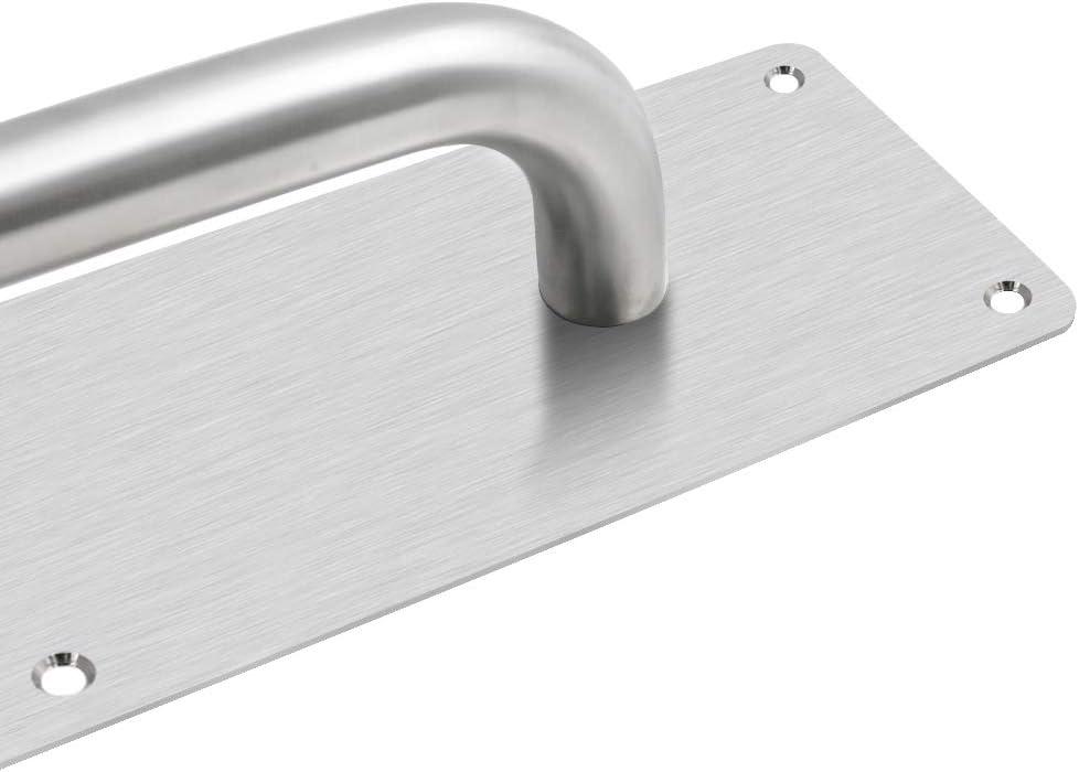 Stainless Steel Chrome Commercial Door Pull Handle Set