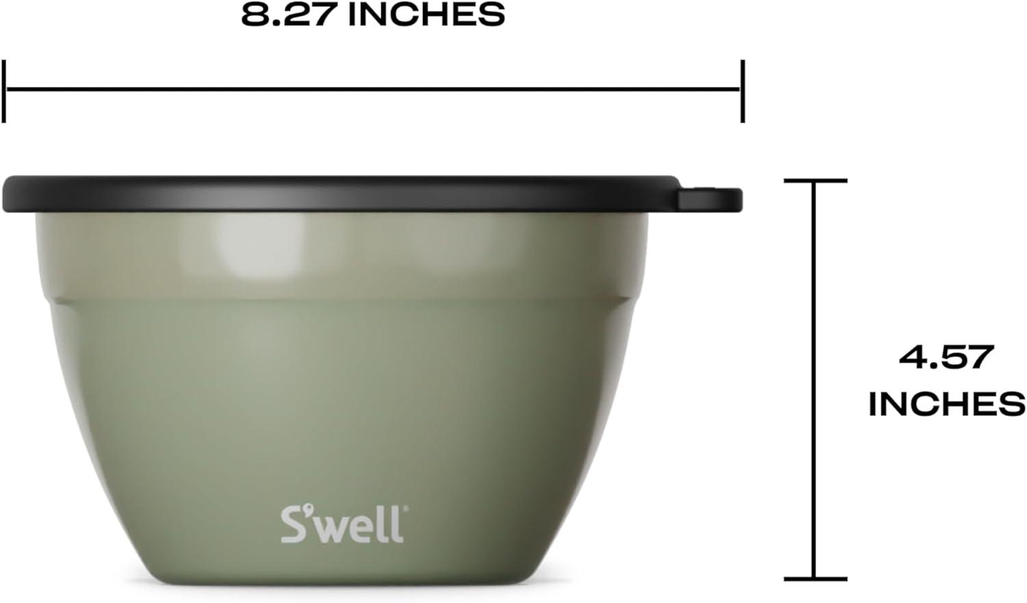 Mountain Sage Plastic 64oz Salad Bowl Kit with Lid