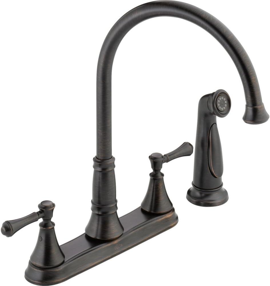 Cassidy Double Handle Kitchen Faucet with Side Spray