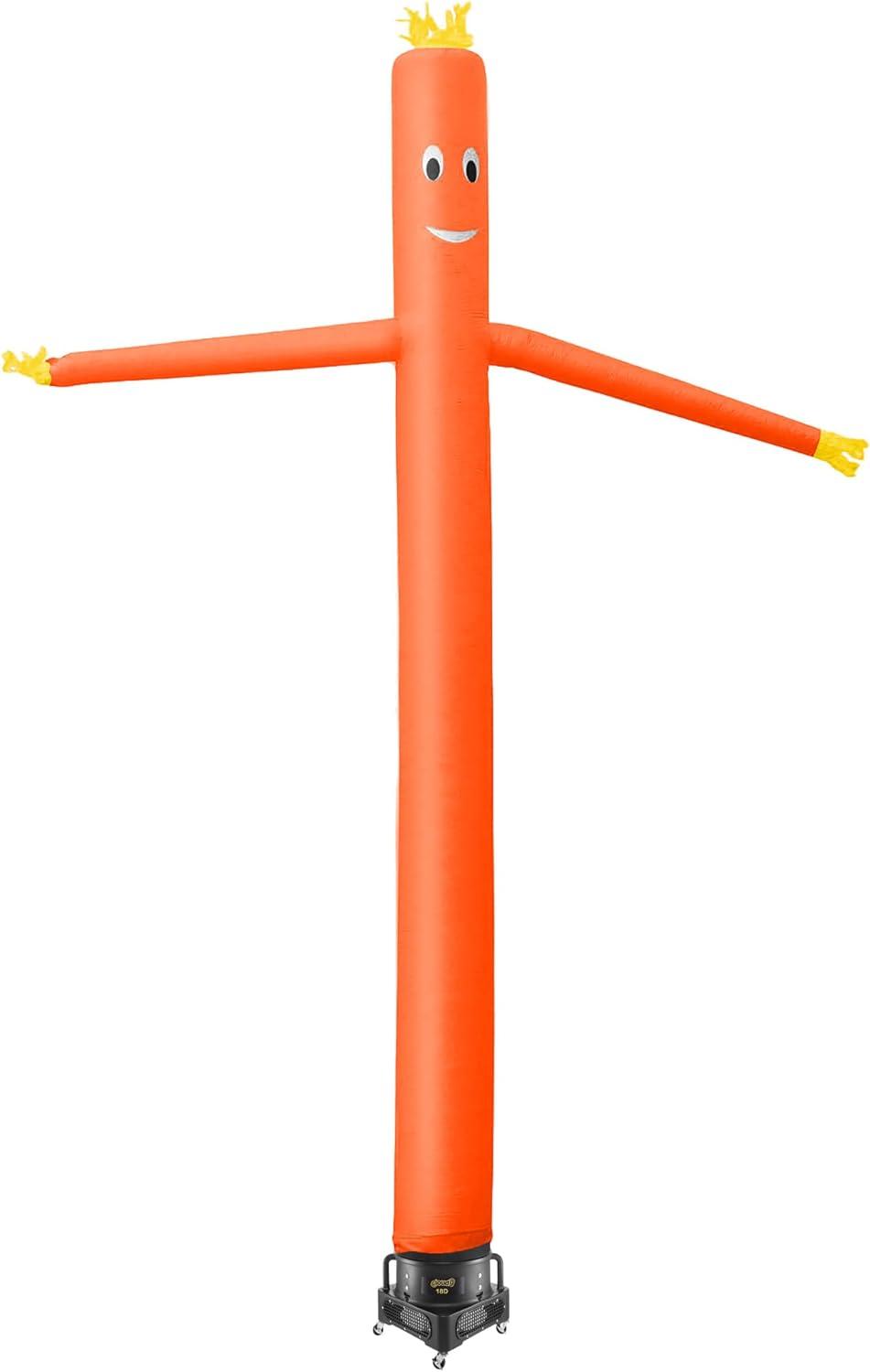 Orange 20 ft Inflatable Wacky Waving Tube Man with Blower