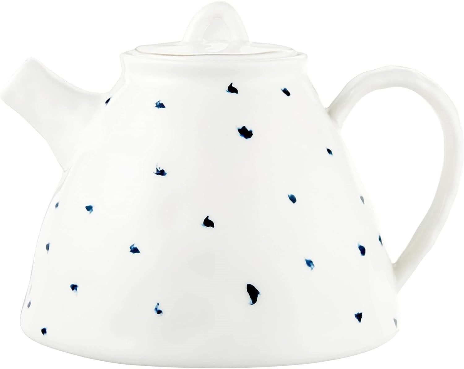 Blue Bay 32 -oz. Porcelain Teapot