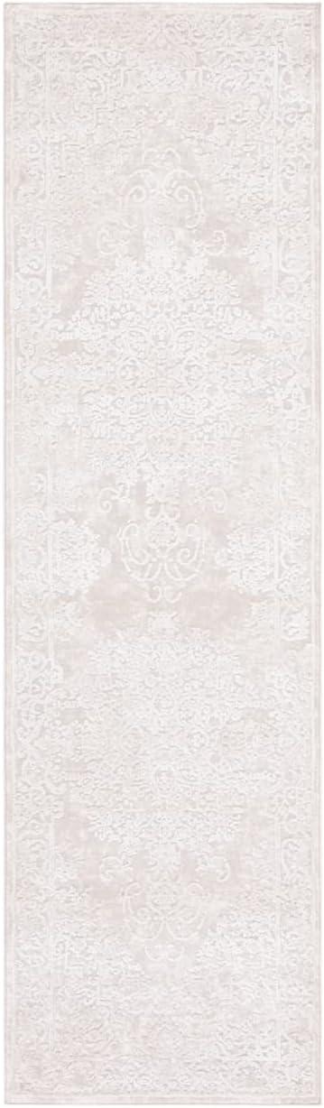 Reflection RFT664 Power Loomed Indoor Runner Rug - 2'3"x6' - Creme/Ivory - Safavieh