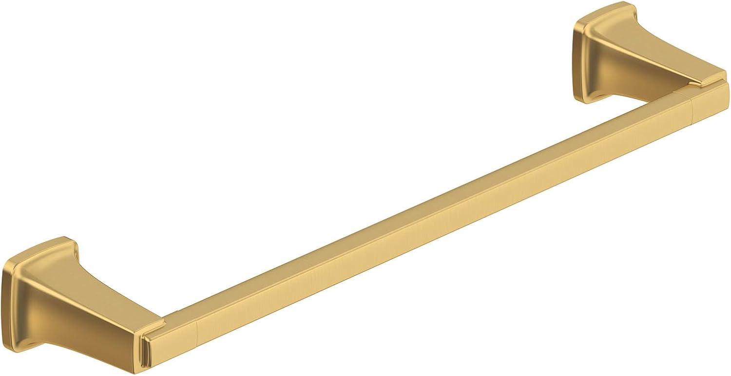 Townsend 18-Inch Brushed Gold Wall Mounted Towel Bar