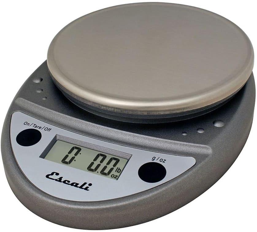 Silver Stainless Steel 11 lb Digital Food Scale