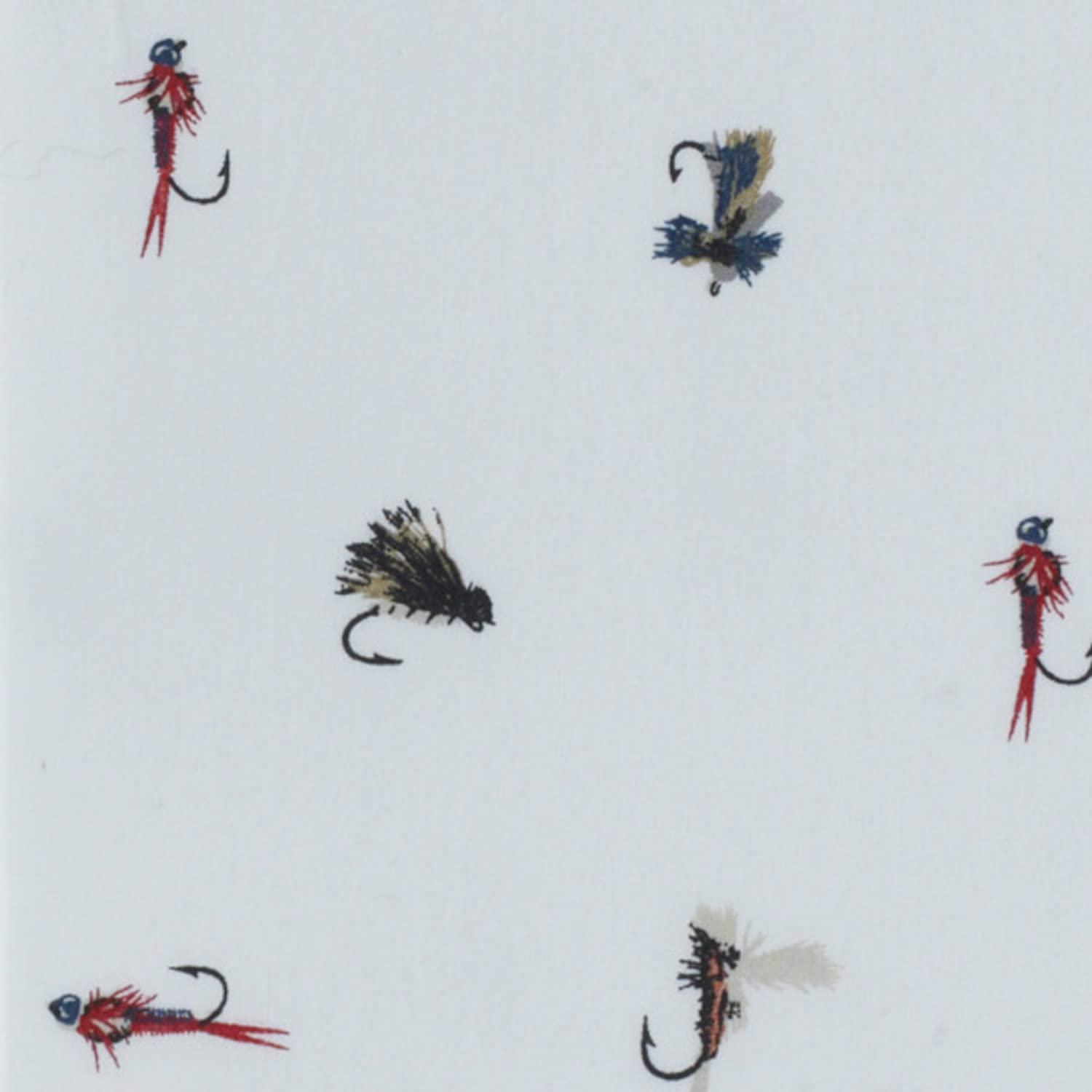 Twin XL Printed Pattern Sheet Set Fishing Flies - Eddie Bauer