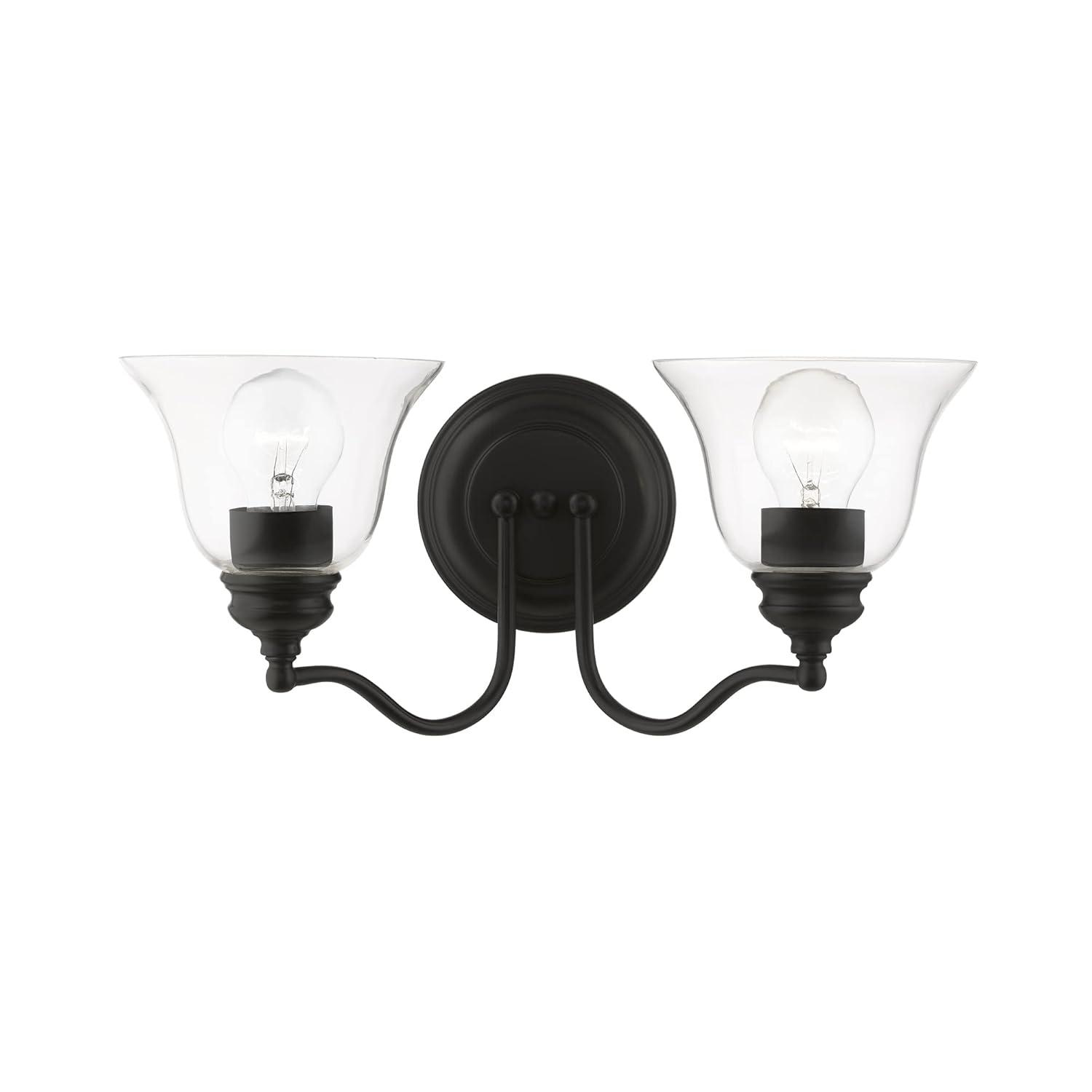 Livex Lighting Moreland 2 - Light Vanity in  Black