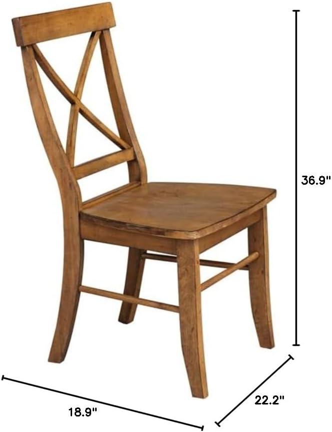 X-Back Chair with Solid Wood Seat