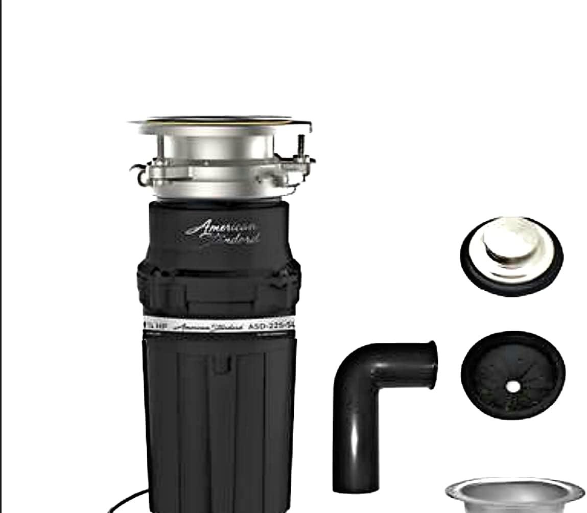 Silver Stainless Steel 1.25 HP Garbage Disposal with Continuous Feed