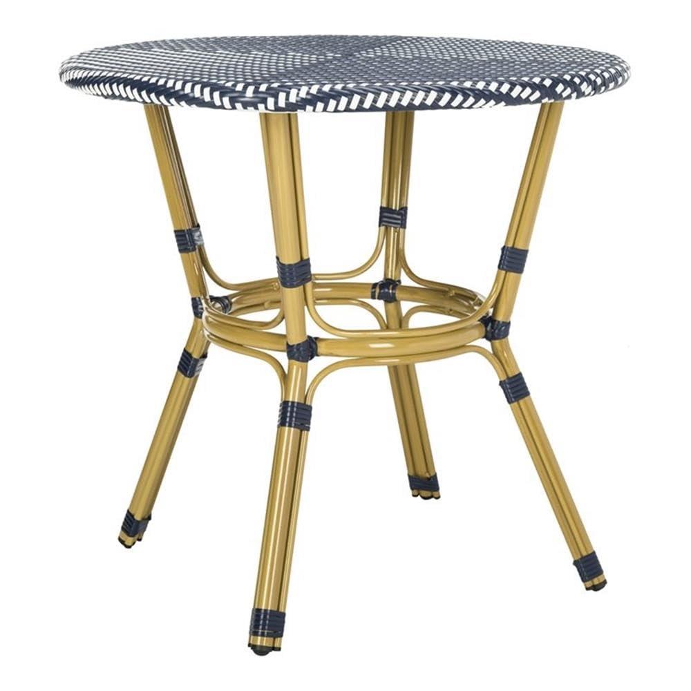 Longshore Tides Wilburg Round Wicker/Rattan Outdoor Bistro Table