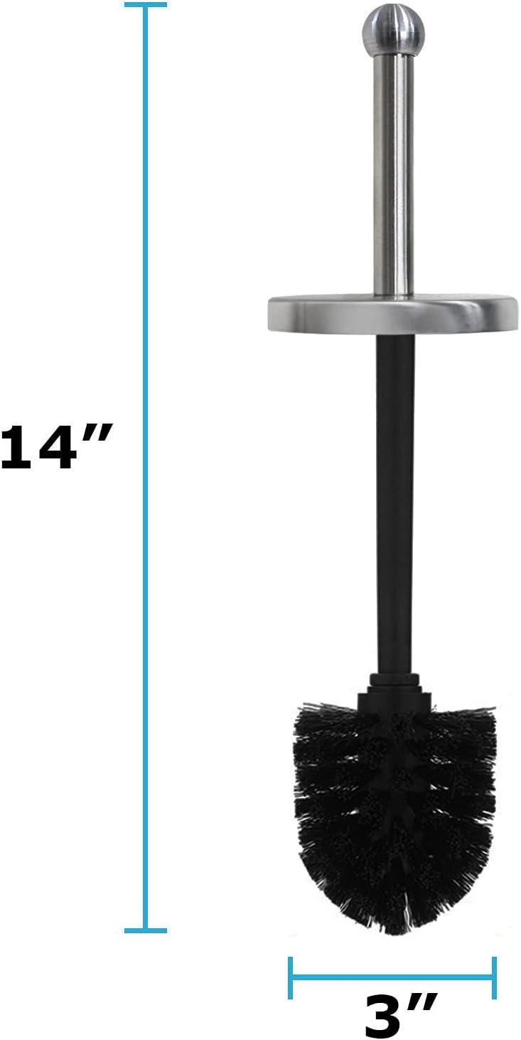 Blue Donuts Blue Donuts Metal Toilet Brush And Holder