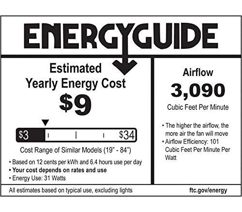 52" Minka Aire Modern 3 Blade Indoor Ceiling Fan Brushed Aluminum Silver for Living Room Kitchen Bedroom Family Dining House Home